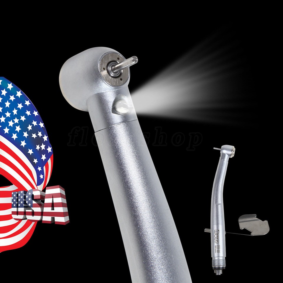 Turbina Dental LED Handpiece E-generator Fiber Optic High Speed