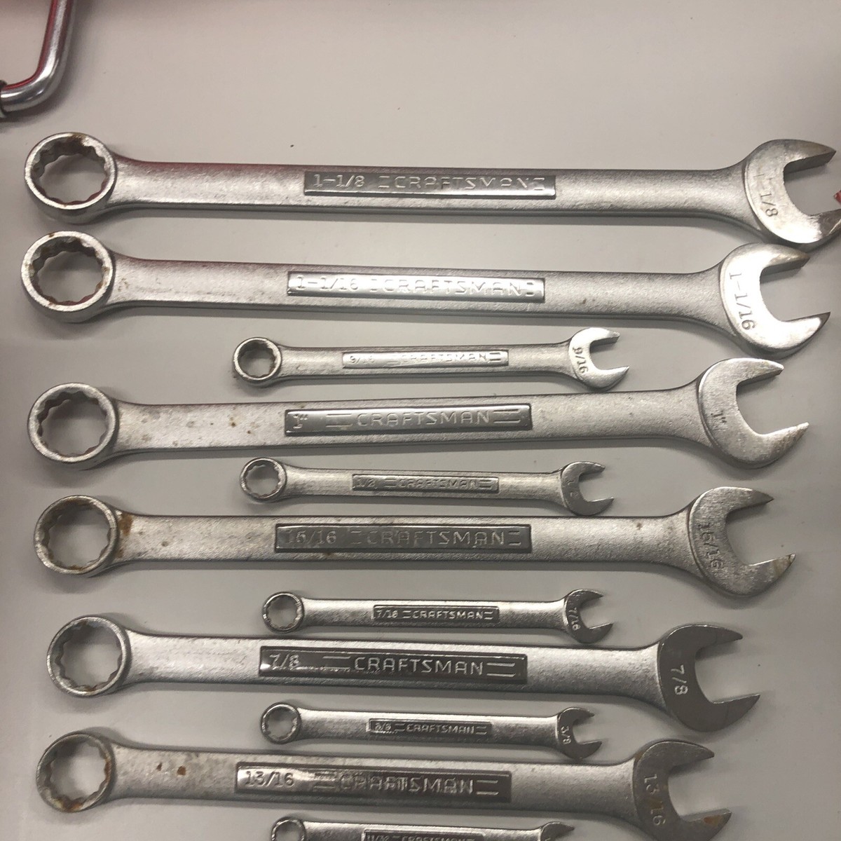 16 PCS Craftsman SAE Combination Wrench Set 1-1/8”- 1/4” | eBay