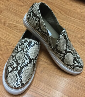 steve madden snakeskin slip on