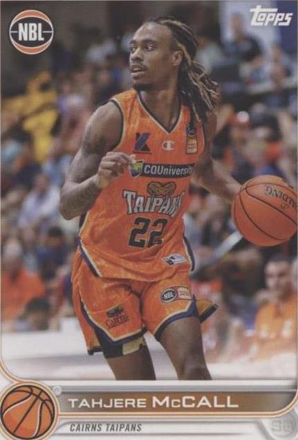 2022-23 Topps NBL National Basketball League - Tahjere Mccall #28 - 1 of 2