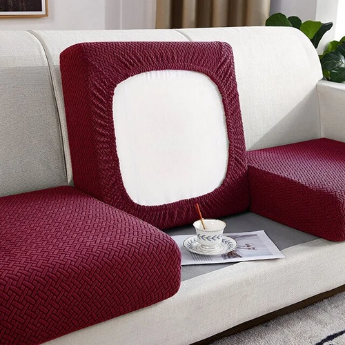 Dicke Jacquard Sofakissenbezüge Schoner Couchbezüge Anti-Staub Schonbezug - Bild 14 von 35