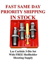 LEE Carbide 3-Die Set 45 S&W Schofield New in Box #90323
