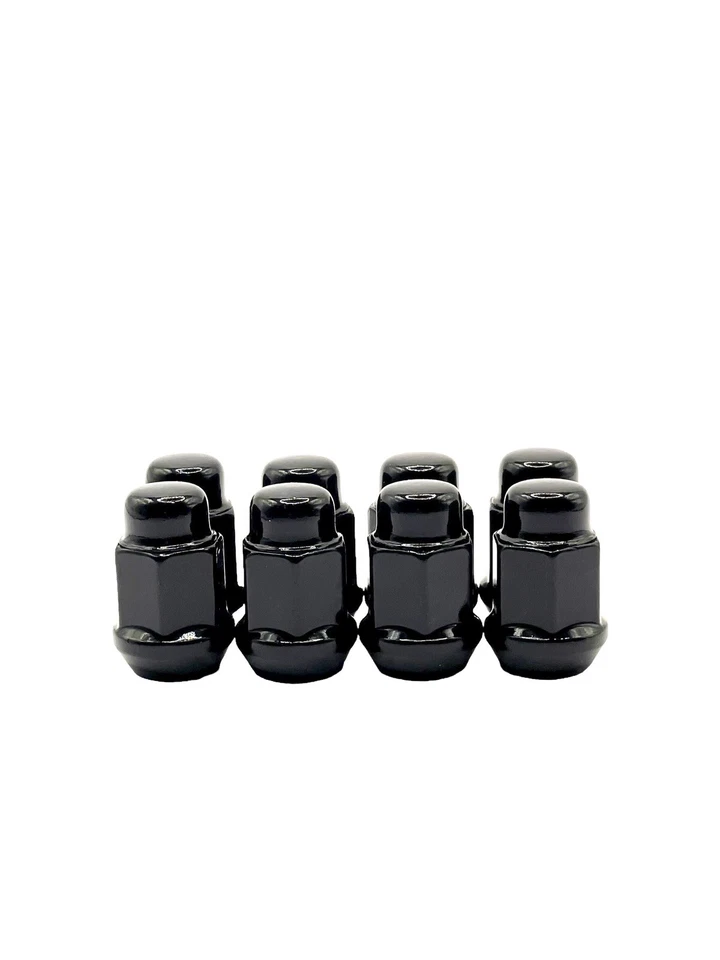 20 Black Acorn Lug Nuts M12x1.5 Bulge Closed End 3/4” Hex fits Buick Park Avenue - Image 3 of 4
