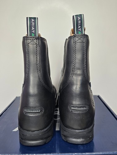 Ariat Womens Heritage IV H2O Zip Waterproof Insulated Black Leather Ridin Boots - Picture 8 of 11