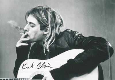 NIRVANA FLAGGE FAHNE KURT COBAIN MTV UNPLUGGED SMOKING POSTERFLAGGE POSTER FLAG 