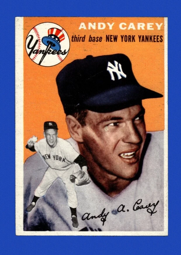 1954 Topps Set-Break #105 Andy Carey EX-EXMINT *GMCARDS*