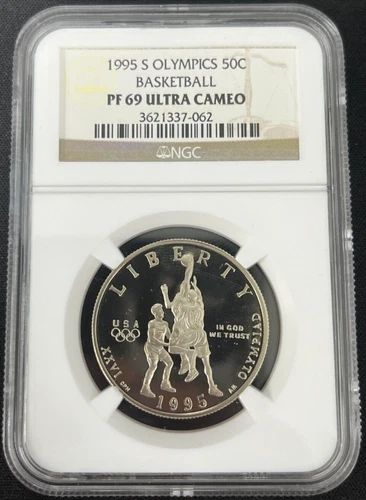 1995-S 50c Olympics - Basketball Commemorative Half Dollar NGC PF69 ULTRA CAMEO