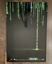 Original Holofoil Movie Poster for The Matrix Revolutions, 2003 27x40 3D Effect