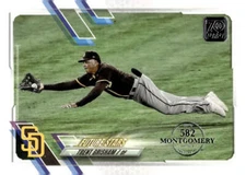 Trent Grisham 2021 Topps 582 Montgomery Parallel #249 MLB Padres ID:105025