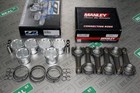 CP Forged Pistons Manley 625+ I Beam Rods for Supra 2JZGTE 2JZ-GTE 9.0:1 86mm
