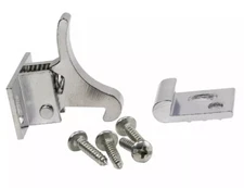 Extra Heavy Duty Elbow Latch Cabinet Door / Window Catch - Nickel Epco W/ Screws