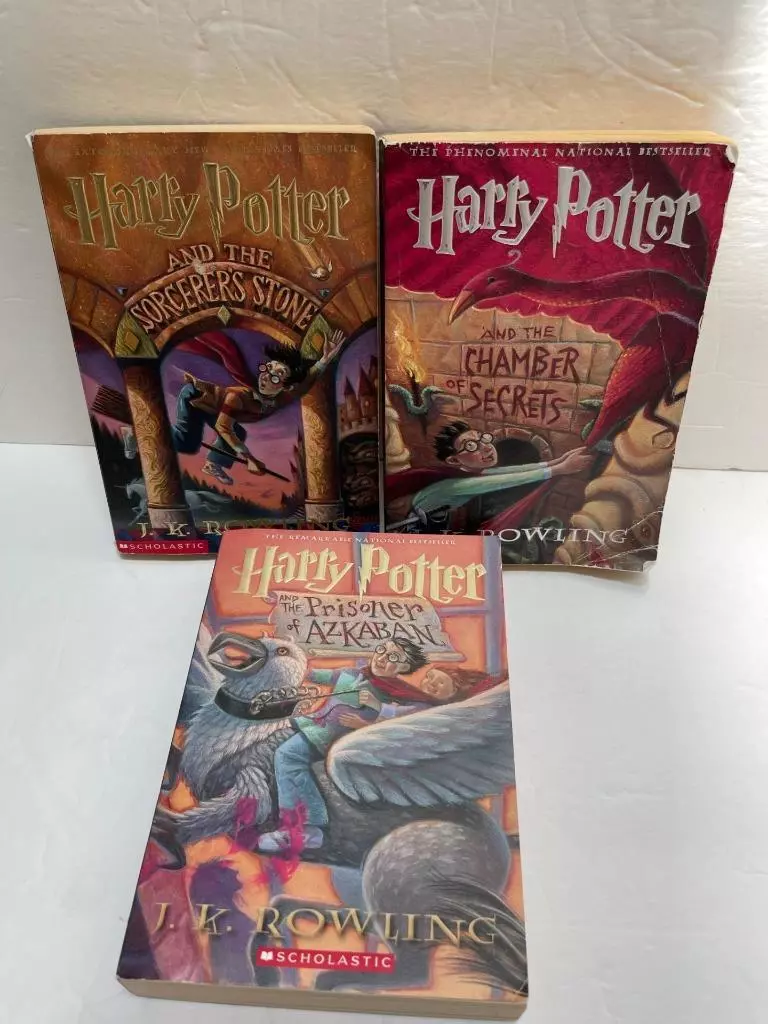 Harry Potter Scholastic Paperback Books Years 2 & 3 J.K. Rowling