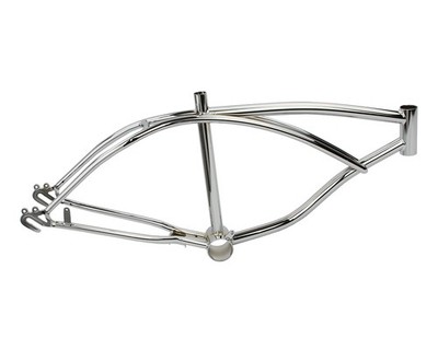 Lowrider Fahrrad Rahmen 20'' Chrom