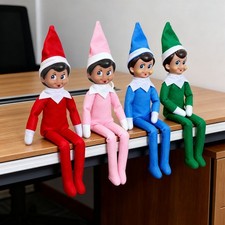 New Christmas On The Shelf Xmas Plush Elf Doll Toy Christmas Tradition Doll 2025