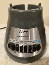 OSTER DURALAST Classic Blender *Base Unit Only* Gray Works Great 7 Speed