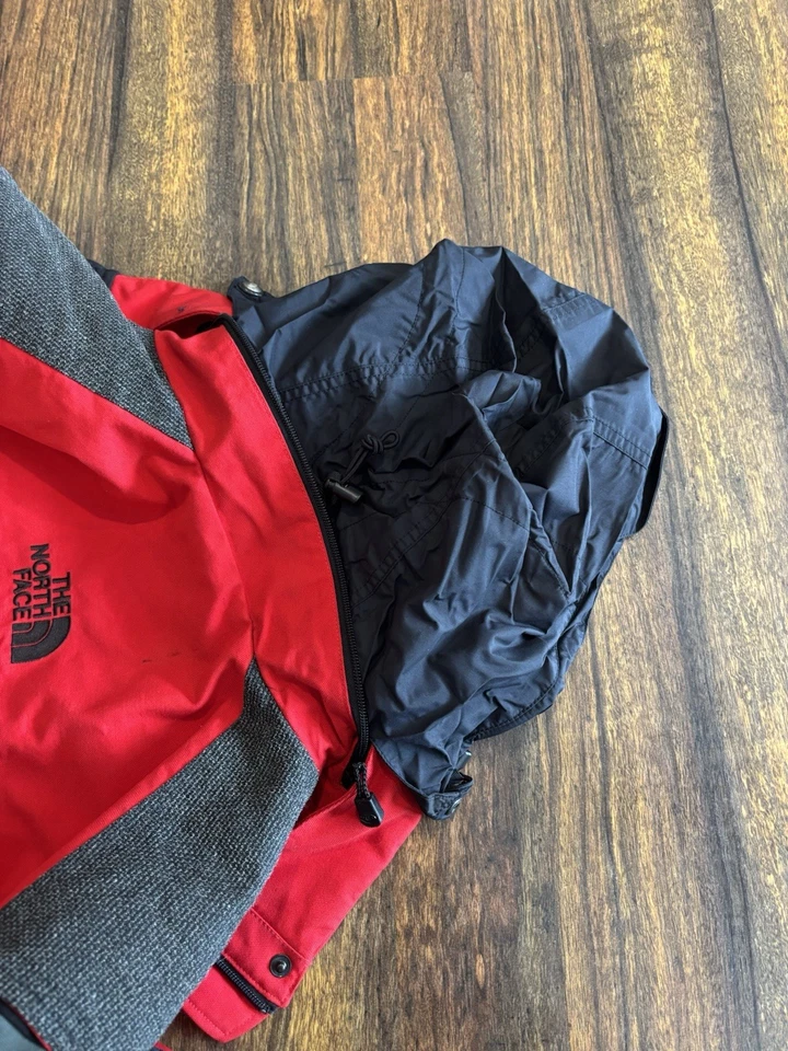 Chaqueta de esquí vintage años 90 (L) THE NORTH FACE Steep Tech negra roja gris Scot Schmidt Foto 2 de 4