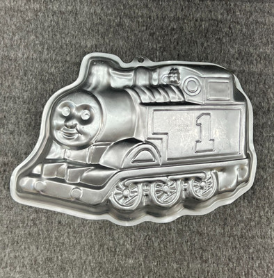 Wilton Cake Pan Train Engine Shape 2105-1349 Aluminum w/ Instructions