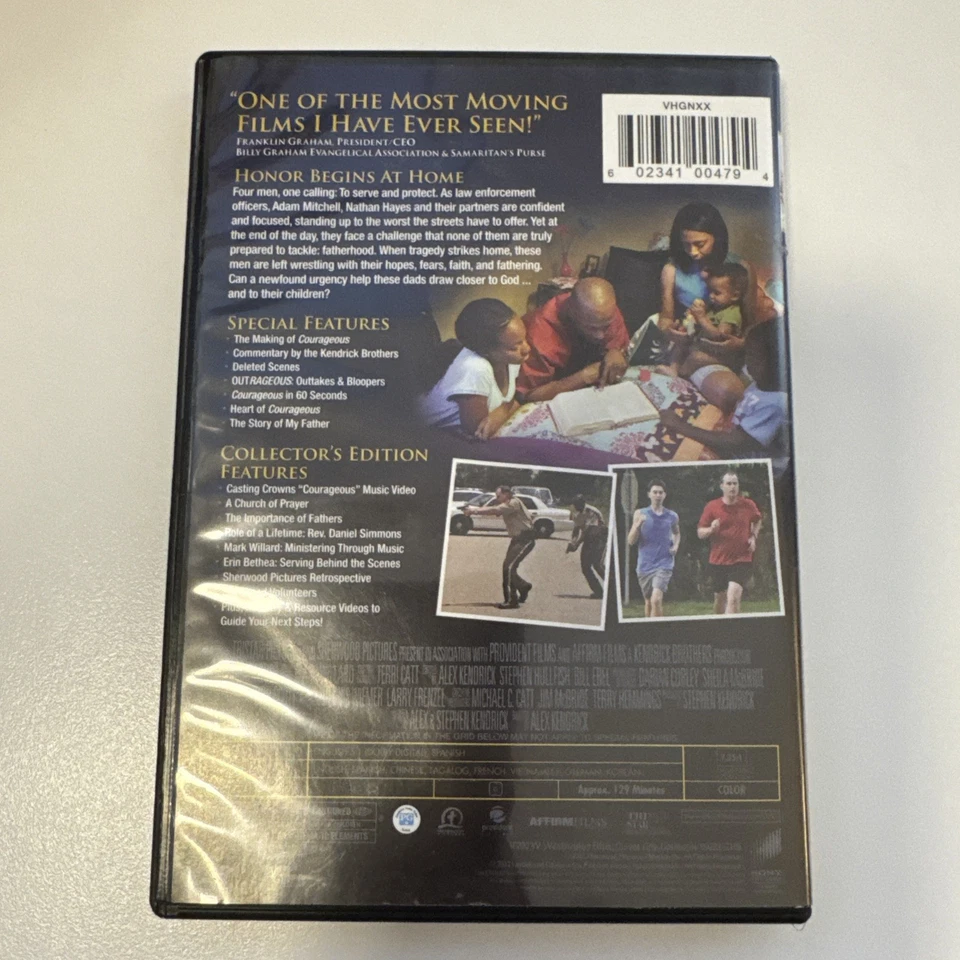 Courageous DVD 2011 Honor Begins at Home - Image 2 of 2