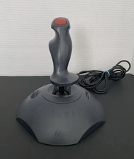 Logitech Wingman Joystick Model 3001 Parallel Port PC FLIGHT STICK Untested VTG