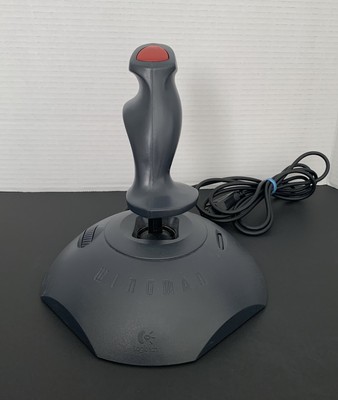 Logitech Wingman Joystick Model 3001 Parallel Port PC FLIGHT STICK Untested VTG