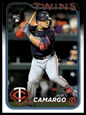 Jair Camargo 2024 Topps Update #US314 RC Minnesota Twins Rookie