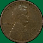 1909-VDB Lincoln Wheat Cent Fine F Coin #37509
