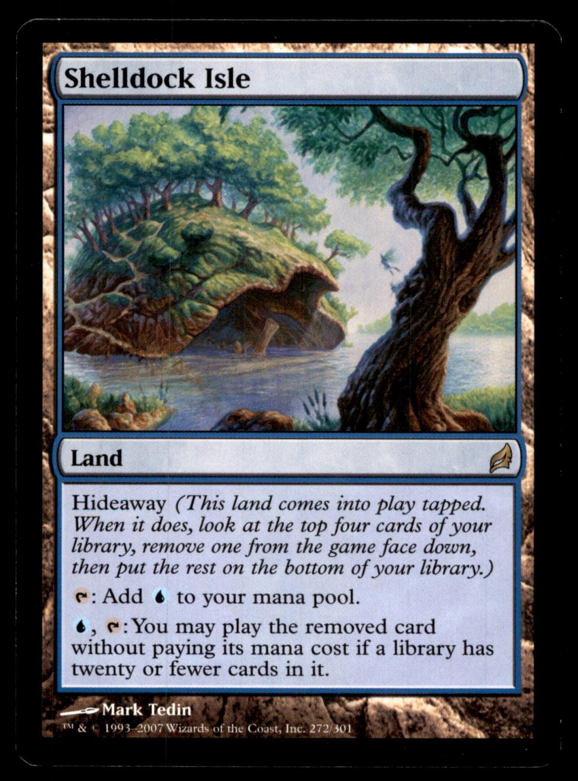 Shelldock Isle 272 Rare Lorwyn Magic: The Gathering Near Mint