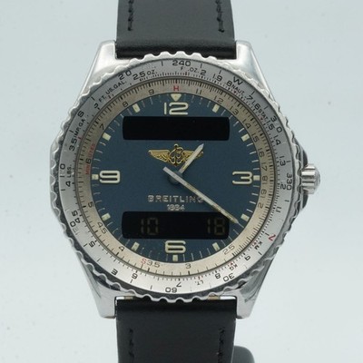 BREITLING CHRONOSPACE HERREN UHR QUARTZ A56011 ARMBANDUHR BR745 40MM