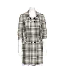 GUCCI Plaid Red Black White Mini Dress