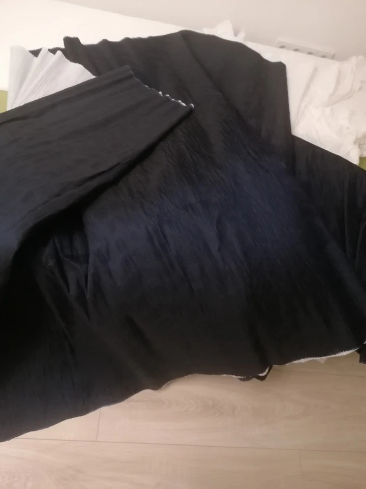 Plissee Stoff Stoffpaket Plissee Nachtblau 1,4 M X 4,70 M - Bild 2 von 4