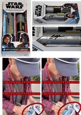 Hayden Christensen signed "STAR WARS" Lightsaber EX PROOF Anakin Darth Vader COA