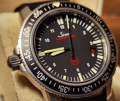 Sinn EZM-3 603 Mission Timer 200m Diver 80000 A/m Anti-Magnetic Ar System Box