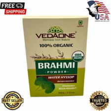 Vedaone Natural Brahmi Powder 100g Promotes mental fitness improves nervous syst