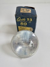 Vintage Guide T-3 Powerbeam 50 Headlamp Three Prong Nos General Motors