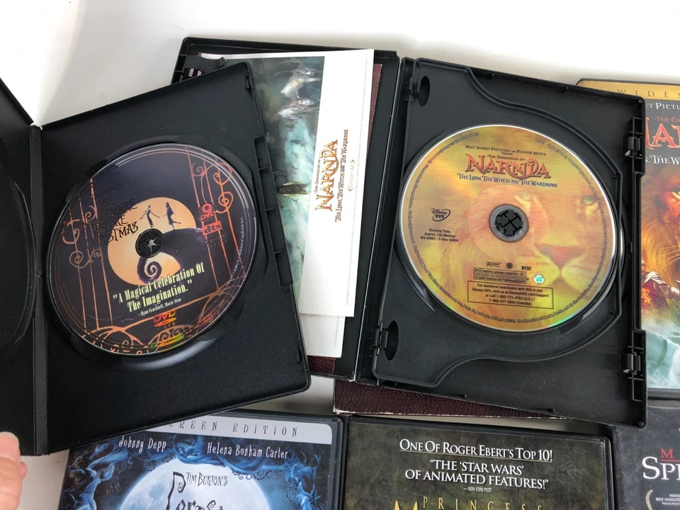 Лот из 11 DVD детских фильмов студия Ghibli Narnia Coraline Spiderwick D&D 9 - Изображение 4 из 4