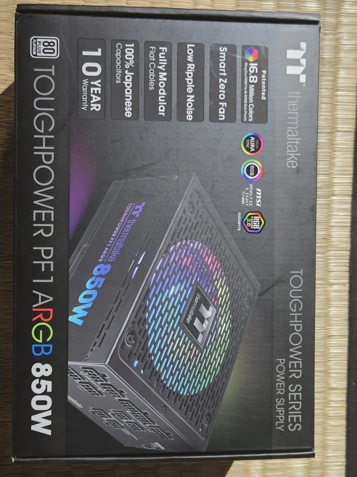 Thermaltake Toughpower PF1 ARGB PC Netzteil 850 W ATX 80PLUS® Platinum - Bild 2 von 4