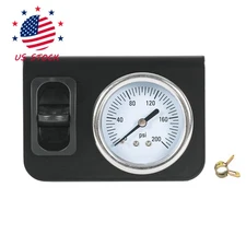 Air Gauge Control Kit with Paddle Switch For Air Suspension Kit in Cab Single