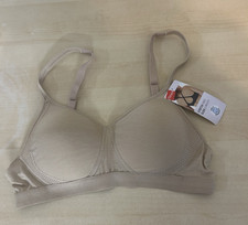 Hanes Women's X-Temp Foam Wirefree Bra, Nude, Small MHG507