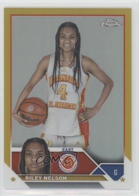 2023 Topps Chrome McDonald's All American Gold Refractor 11/50 Riley Nelson c7n