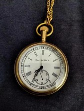Watch elgin vintage pocket Collectible Antique 1- Brass Pocket Watch GIFT