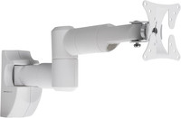 Properav White TV Wall Bracket for 13’’ 19’’ 22’’ 23’’ 24’’ 28’’ Tilt 20° VESA M