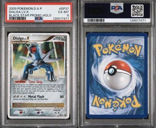 PSA 6 2009 Pokémon Black Star Promos DP37 Dialga Lv X DP37 PSA 6