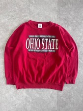 90s Vintage Ohio State Buckeyes Red Crewneck Size XL