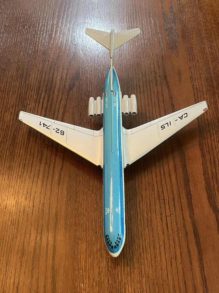 Rare & Classic!: Big KLM Royal Dutch Airlines VC-10 Friction Powered Airliner - Image 2 of 4