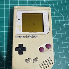 Nintendo Game Boy 1989 Gray Handheld Console Parts Repair No Screen Cover Read!
