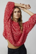 URBAN OUTFITTERS Jamie Relaxed Fuzzy Drop Shoulder Sweater Size Medium