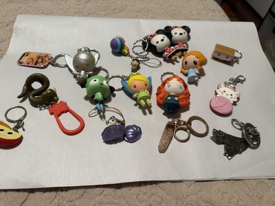 Lot Of Disney Doorables character keychains And Some Another 