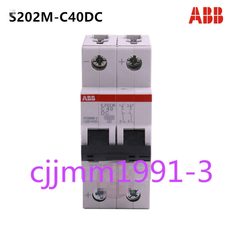 1PC NEW ABB DC Air Switch S202M-C40DC 2P 40A