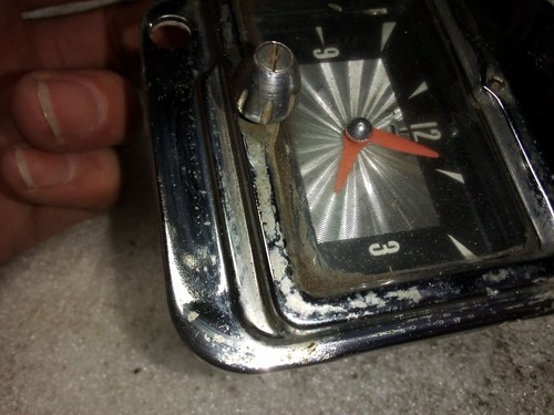 1954 Ford Victoria GEO. W. BORG Electric Clock. APRIL 1954 / Hard to find - Picture 6 of 19