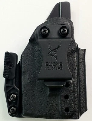IWB Holster for GLOCK 26 / 27 TLR-6 W/ Concealment Claw * Bucks Holsters * USA